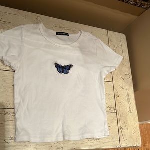Brandy Melville Butterfly tee